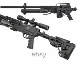 Hatsan Blitz 777.25 Cal PCP Air Rifle with Targets and Pellets and Scope and Case