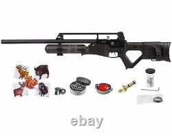 Hatsan Blitz Full Auto PCP. 25 Cal Air Rifle and Targets and Pellets Bundle