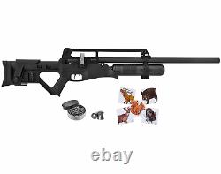 Hatsan Blitz Full Auto PCP Air Rifle with Paper Targets and Lead Pellets Bundle