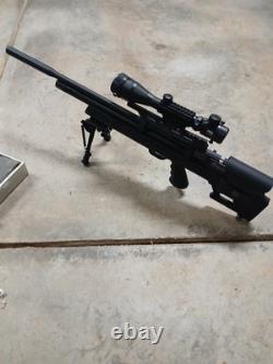 Hatsan BullBoss. 177 PCP Air Rifle with Air Compressor, Scope, Ammo, and Bipod