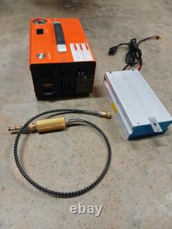 Hatsan BullBoss. 177 PCP Air Rifle with Air Compressor, Scope, Ammo, and Bipod