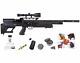 Hatsan Bullboss Qe. 22 Cal Pcp Air Rifle With Scope & Targets And Pellets Bundle