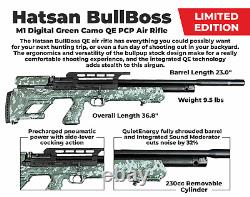 Hatsan BullBoss QE Limited Edition. 25 Cal 1000 FPS Side Lever PCP Air Rifle