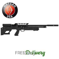 Hatsan Bullboss. 22 PCP 1250 FPS Air Rifle, Black Synthetic Stock with2 Magazines