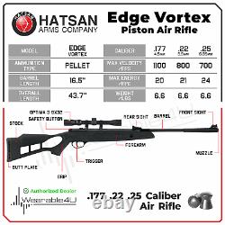 Hatsan Edge Vortex Gas Piston Combo. 25 Caliber Air Rifle