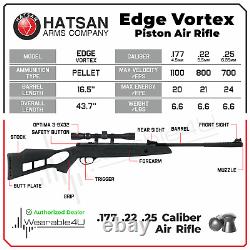 Hatsan Edge Vortex Gas Piston Combo Break Barrel Air Rifle with Scope