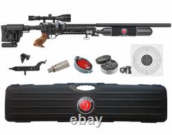 Hatsan Factor Sniper Long. 22 Cal PCP Air Rifle with Pellets and Targets and Scope