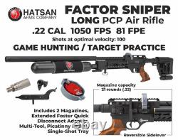 Hatsan Factor Sniper Long. 22 Cal PCP Side-Lever Air Rifle HGFactorSniper-L2