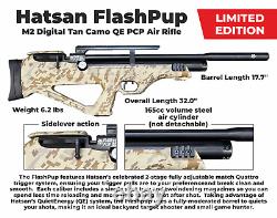 Hatsan FlashPup QE Limited Edition. 25 Cal 900 FPS Side Lever PCP Air Rifle
