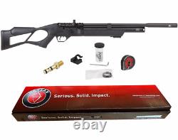 Hatsan Flash QE. 25 Cal PCP Bolt Action Air Rifle with Targets and Pellets Bundle