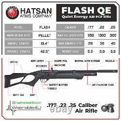 Hatsan Flash QE. 25 Cal Pellet Bolt Action Air Rifle HGFLASH-25QE