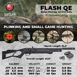 Hatsan Flash QE. 25 Cal Pellet Bolt Action Air Rifle HGFLASH-25QE
