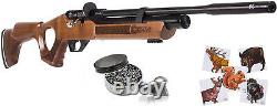 Hatsan Flash Wood QE Hardwood Stock Air Rifle with Pack of Pellets Bundle