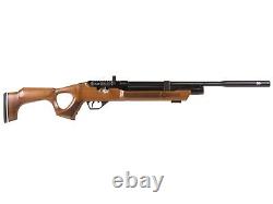 Hatsan Flash Wood QE Side Bolt PCP Air Rifle with Pellets and Targets Bundle
