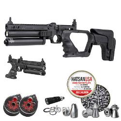 Hatsan Jet II. 22 Caliber Air Rifle PCP Air Pistol Combo with 250 Pellets Bundle