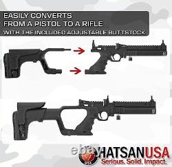 Hatsan Jet II. 22 Caliber Air Rifle PCP Air Pistol Combo with 250 Pellets Bundle