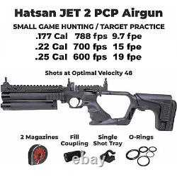 Hatsan Jet II Pneumatic Air Pistol Rifle with Pellet Bundle. 177.22.25