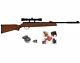 Hatsan Mod 95 Vortex Combo Qe Air Rifle With Targets And Pellets Bundle