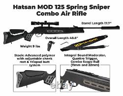 Hatsan Mod 125 Spring Sniper Combo. 22 Caliber Air Rifle