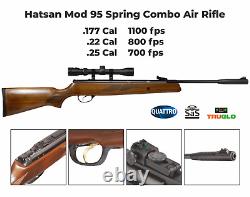 Hatsan Mod 95 Spring Combo. 177 Caliber Break Barrel Air Rifle