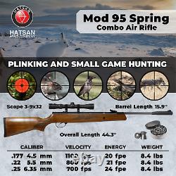 Hatsan Mod 95 Spring Combo. 25 Caliber Break Barrel Air Rifle