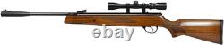 Hatsan Mod 95 Vortex. 25 Caliber Wood Stock Break Barrel Air Rifle with Scope