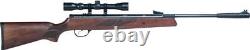 Hatsan Model 95 Spring Combo. 177 Cal Air Rifle withOptima 3-9x32 Scope, Walnut