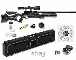 Hatsan NeutronStar Syn. 22 Cal QE PCP Air Rifle withScope &Targets & Pellets &Case