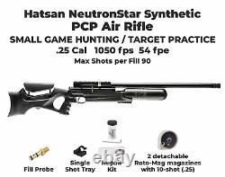 Hatsan NeutronStar Synthetic. 25 Caliber QE PCP Side Lever Pellet Air Rifle