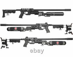 Hatsan TacBoss. 25 Cal QE 905 FPS PCP Side-Lever Air Rifle with Scope and Pellets