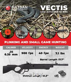 Hatsan Vectis. 25 Caliber Lever Action QuietEnergy QE PCP Air Rifle