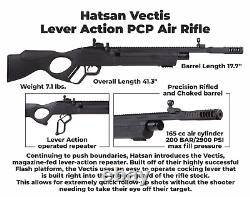 Hatsan Vectis. 25 Caliber Lever Action QuietEnergy QE PCP Air Rifle