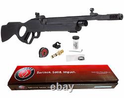 Hatsan Vectis Black Syn Stock Air Rifle with Pack of Pellets and Targets Bundle