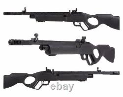 Hatsan Vectis Black Syn Stock Air Rifle with Pack of Pellets and Targets Bundle