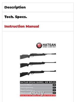 Hatsan air rifle. 25