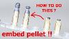 How To Refill And Embed Air Gun Pellet In The Blank Cartridge Survival Rifle Unique Idea