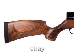 JTS Airacuda PCP Air Rifle 0.22 Caliber Sidelever Repeater, Hardwood Stock