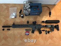 Mint Sig Sauer Virtus MCX Air Rifle + Compressor + Tons of Accessories