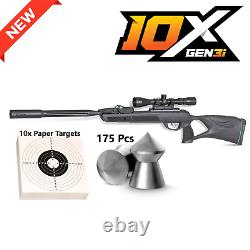 NEW! Gamo Swarm Fusion Gen3i 10X-Shot. 22 Cal Air Rifle Pellet Gun 1300 FPS