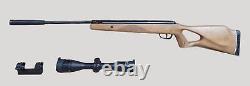 New Benjamin Classic. 22 Caliber Air Rifle with 3-9x40mm Scope, Wood Stock 33000