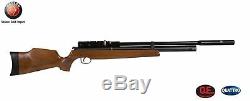 New Hatsan AT44-W10 Long QE PCP Air Rifle, Walnut Stock Various Calibers