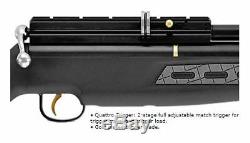 New Hatsan BT65SB QE. 22 Caliber Side Bolt Air Rifle, Black HGBT65SB22-QE