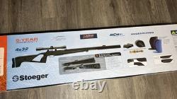 New Stoeger XM1.22 Cal S4 Suppressor Technology PCP Air Rifle, Black