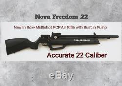 Nova Freedom First PCP Rifle with Built in Air Pump, No Pump or Tank Needed