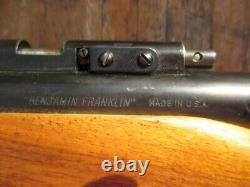 Outstanding BENJAMIN FRANKLIN Model 312.22 Caliber Pneumatic Pellet Rifle