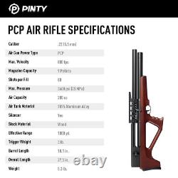 PINTY Air Rifle Wooden Stock Picatinny Rail PCP Pellet Gun 800 fps for Games