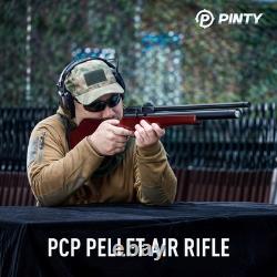 PINTY PCP Pellet Gun Air Rifle. 22 Cal 800FPS Hunting Wood Stock Gun