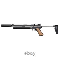 PP750L PCP. 22 5.5mm Caliber Air Gun with Adjustable Stock & Integrated Suppressor