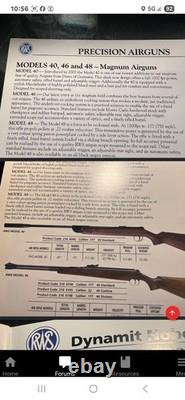 RARE RWS Diana Model 40 Air Rifle. 177 Caliber Pellet (Break Barrel) German