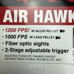 RUGER Air Hawk Break Barrel. 177 Pellet Rifle with 4x32 Scope by UMAREX